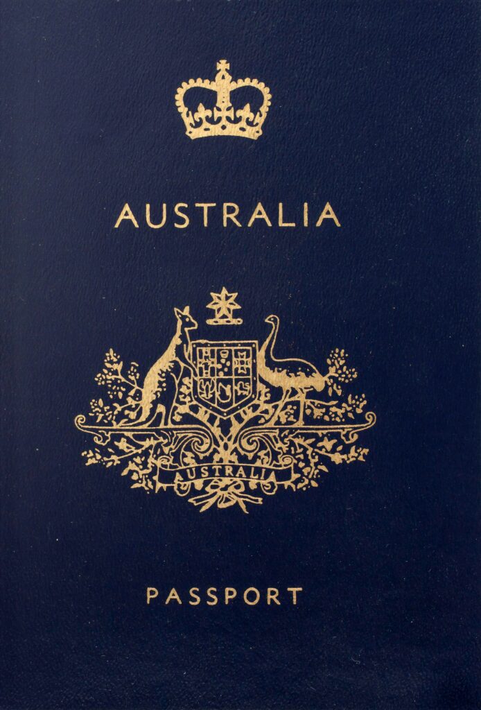 Visa Úc chụp cận