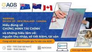 Webinar Du học Úc Canada New Zealand - Chứng Minh Tài Chính 2024